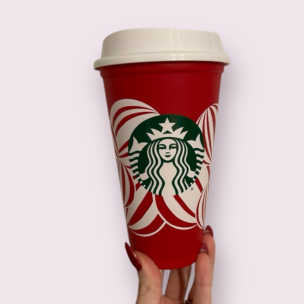 STARBUCKS NEW 2024 RED CUP 16 OZ COLD REUSABLE CUP